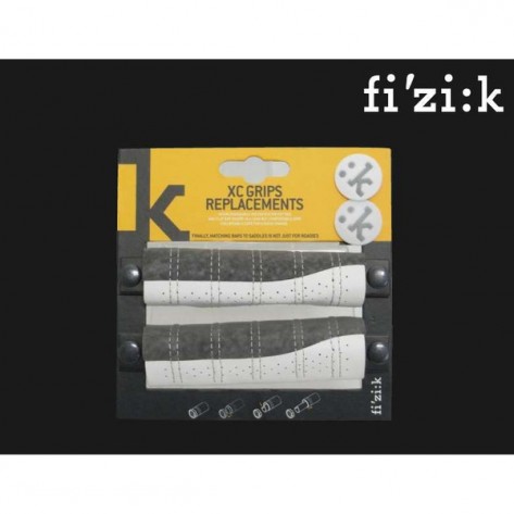 Fizik X-Country Grip 135mm de remplacement Blanc/Gris