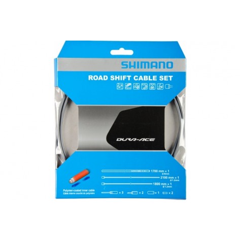 Kit Cables Gaines Derailleurs Shimano Dura-Ace Gris Polymere