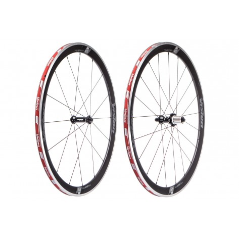 Paire de Roues Vision TriMax Carbon 45 Pneu Shimano