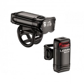 KIT ECLAIRAGE LEZYNE LED KTV drive pro pair - Black