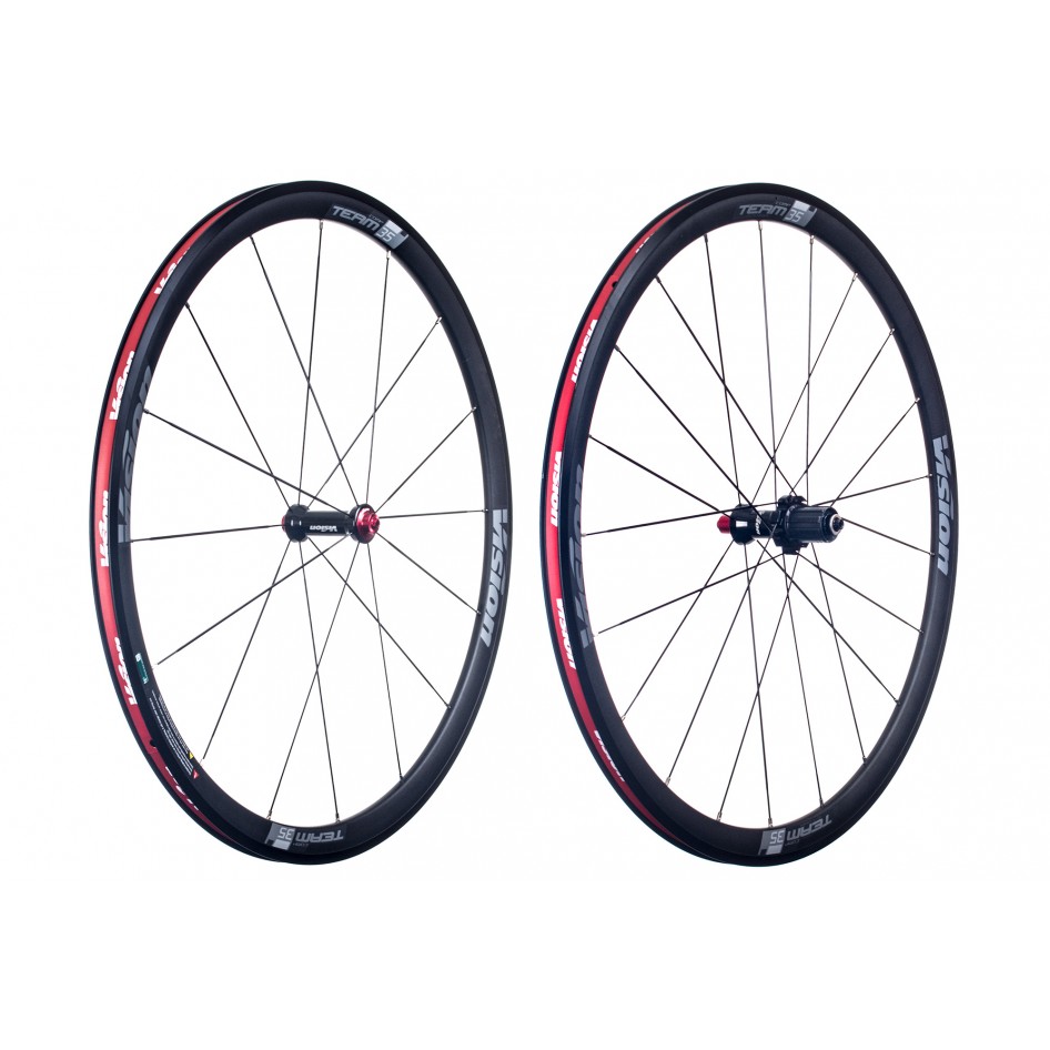 Paire de roues Vision Team35 COMP SL grey Shimano 11v