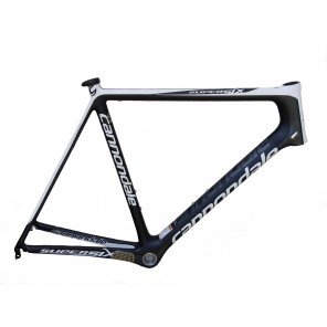 CADRE CANNONDALE SUPER SIX  DI2 NOIR/BLANC T60 SANS FOURCHE