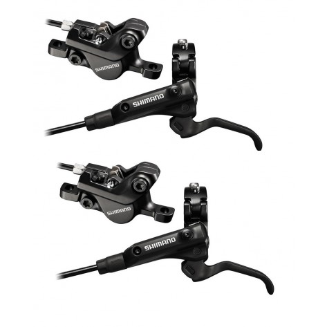 Freins à disques shimano M506 Noir avant et arriere sans disques