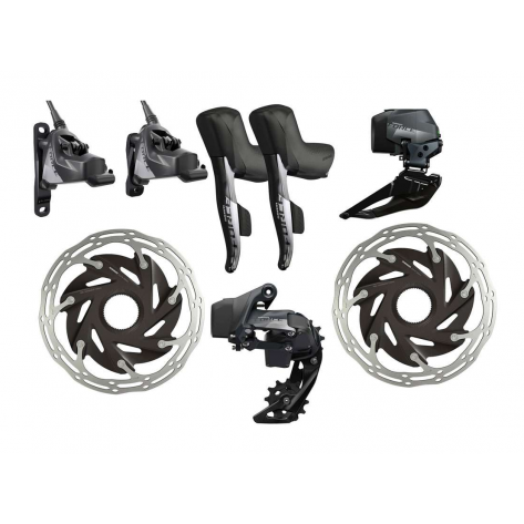 Kit électronique  SRAM Force eTap AXS 2x12 vitesses HRD FlatMount CL