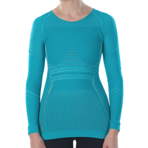 Sous-vêtement femme Megmeister hiver à manches longues Baltic Blue XS/S 