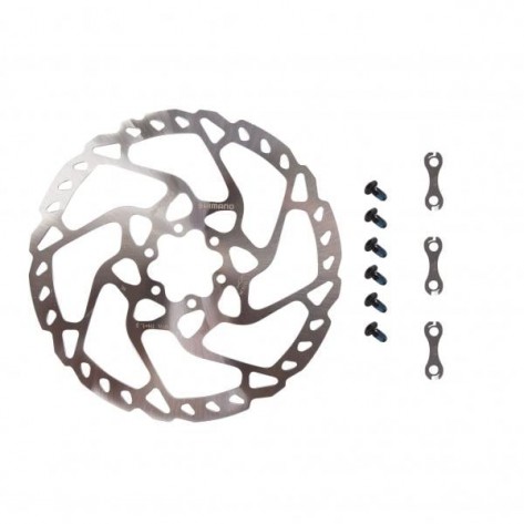 Disque SHIMANO SLX / ZEE RT66 6 Trous Argent