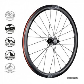 Paire de roues Vision TC40 DB-CL 