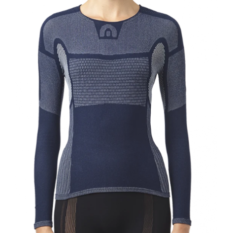 Sous-vêtement femme Megmeister hiver à manches longues NAVY XS/S 