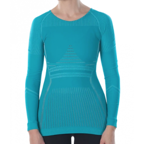 Sous-vêtement femme Megmeister hiver à manches longues Baltic Blue XS/S 