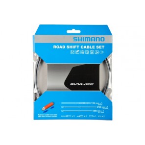 Kit Cables Gaines Derailleurs Shimano Dura-Ace Gris Polymere