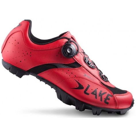 Chaussures LAKE MX175 RED/BLACK taille 46
