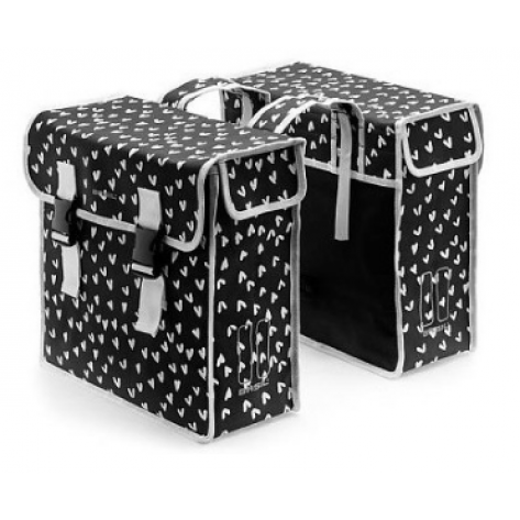 sacoche BASIL MARA XL hearts dots