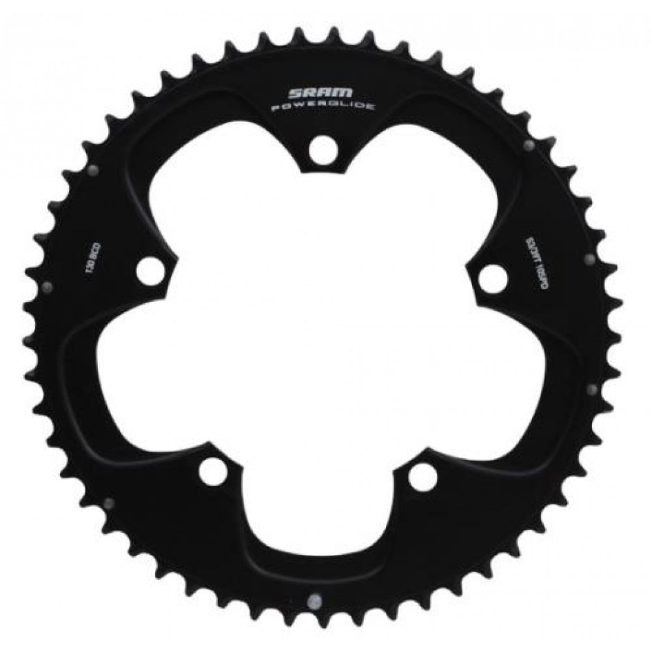 Plateau Vélo 39-53T 130mm BCD - Alu, 130mm, Pour Double Plateau