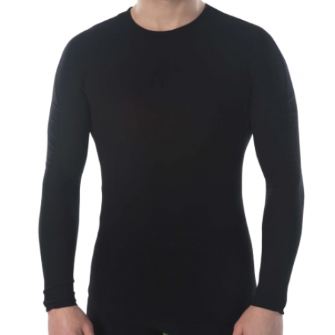 Sous-vêtement homme Megmeister hiver manches longues BLACK S/M 