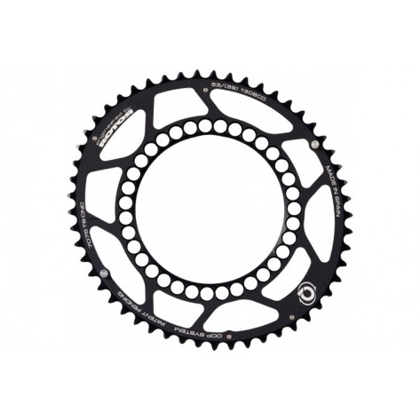 Plateau Rotor Q-Ring 53 route ext entraxe 135 mm x 5 pour pédalier Campagnolo