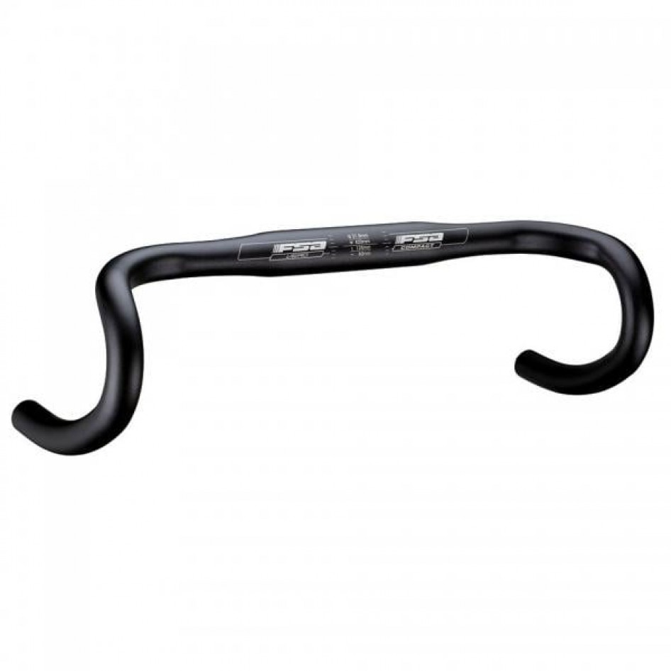 Cintre De Route En Carbone Gris, Largeur 44 Cm (42 Cm Axe-axe), Compatible Potence 31.8 Mm - Neuf